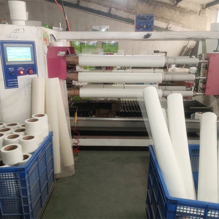 Asphalt Pavement Use Fiberglass Mesh Cloth Asphalt Pavement